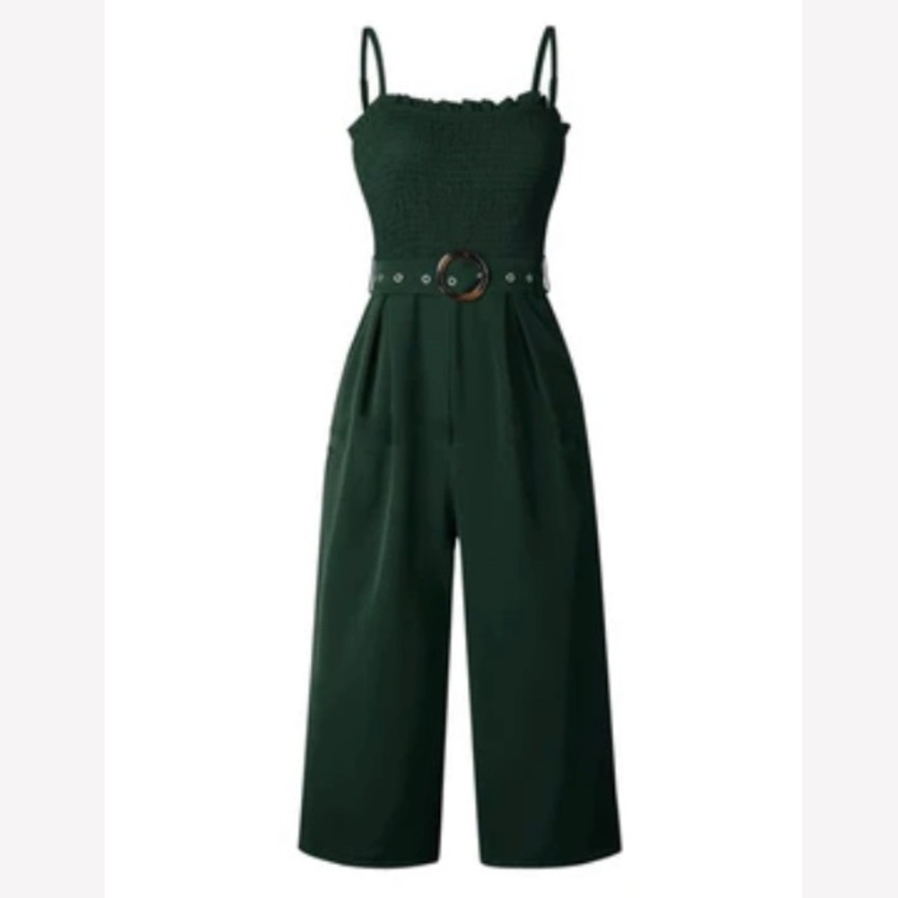 Goodnight Macaroon ‘Eliana’ Belted Jumpsuit
